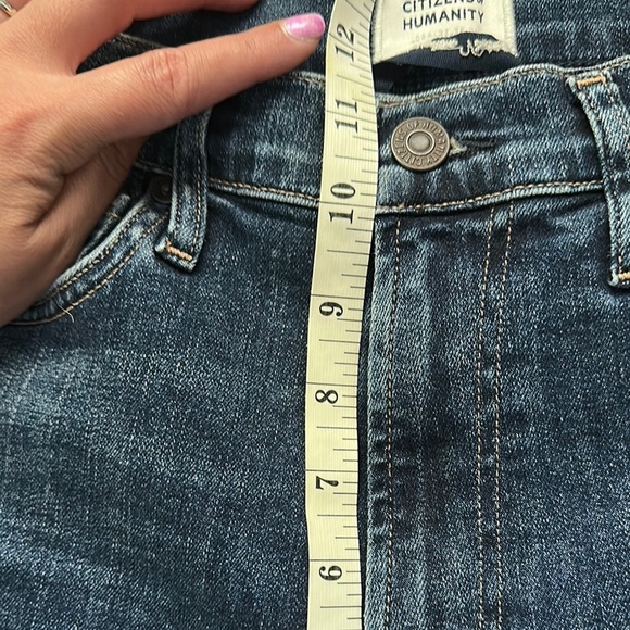 CITIZENS OF HUMANITY Olivia High Rise Slim Indigo Color Denim Women’s 27 - Picture 10 of 11